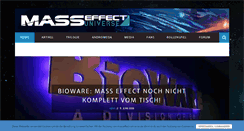 Desktop Screenshot of masseffect-universe.de